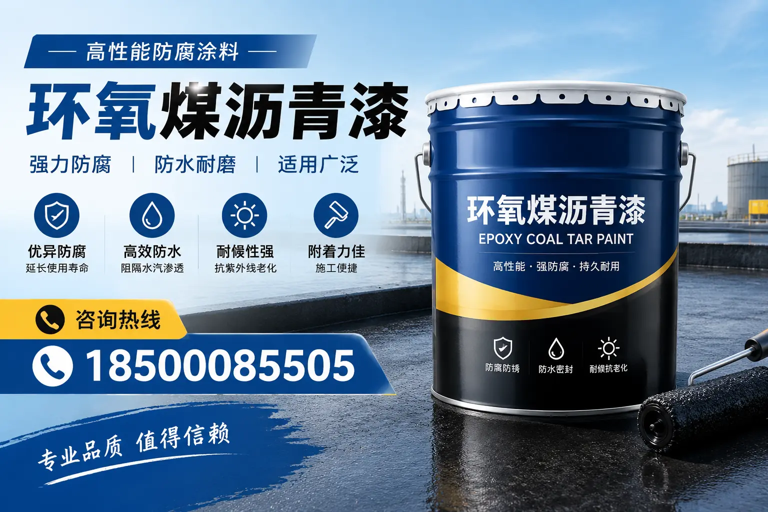 环氧煤沥青漆的主要成分与功能,湛江用户深度了解