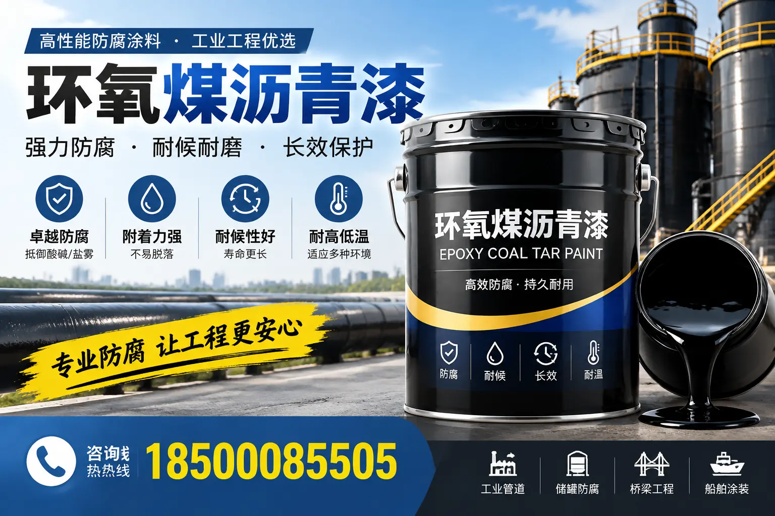 环氧煤沥青漆的施工方法与注意事项,确保在湛江顺利完成